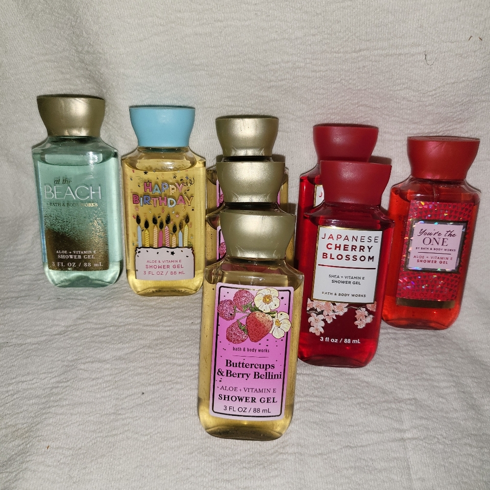 Bath and Body Works Travel Size Shower Gels